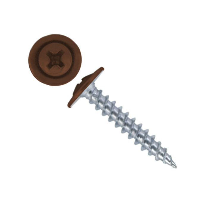 Саморез ПШ 4,2х25 (500шт) шлиц PH2 RAL 8003